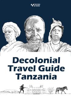 Grafiken von Mkwawa Songea Mbano und Mangi Meli - Cover des Decolonial Travel Guide Tanzania