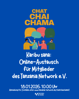 Einladung zu Chat Chai Chama am 18.01
